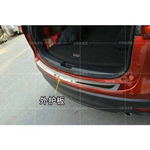 For mazda CX-5 CX 5 2012-2013 High quality stainless steel Rear bumper Protector Sill CX-5