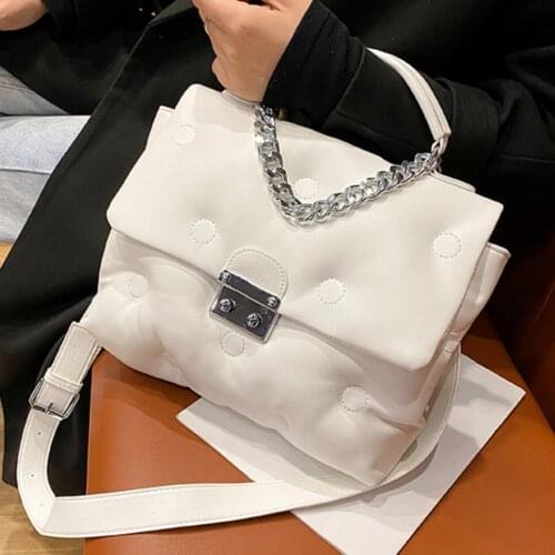 Elegant Female Square Tote Bag 2021 Fashion New Quality PU Leather Womens Designer Handbag High Capacity Shoulder Messenger Bag