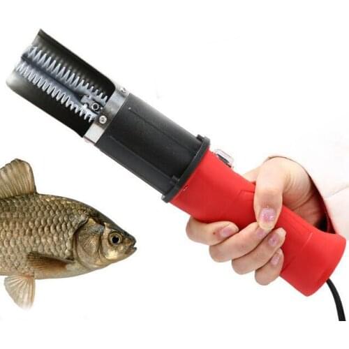 220V Electric Scraping Fish Scales Machine Kitchen Scaling Fish Tool Powerful Fishing Scaler