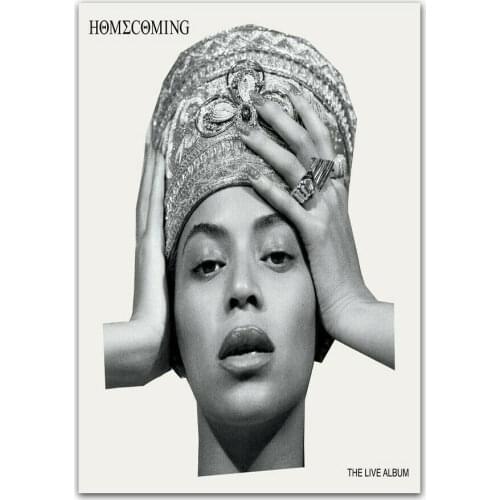 F007 Beyonce Homecoming The Live Album Cover 2019 Silk Cloth Poster Art Bedroom Decoration