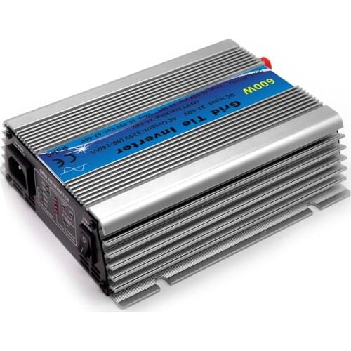 GWV-600W Grid Tie Inverter Pure Sine Wave Power Inverter MPPT Function 22-60VDC Input 220V Output For 60/72 Cells Solar Panels