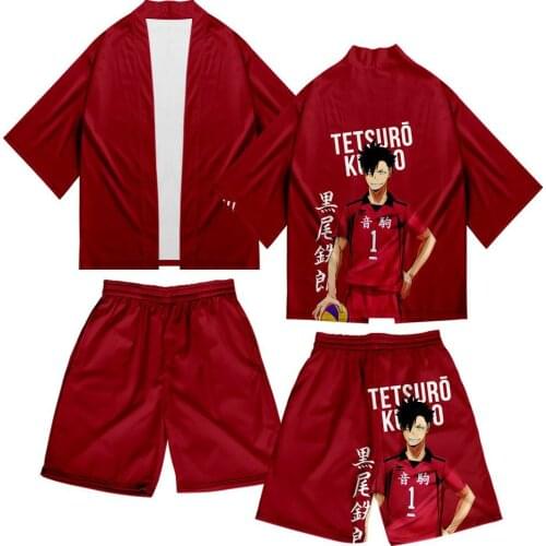 Haikyuu Season 3 Cosplay Jersey Shiratorizawa Academy Uniforms Wakatoshi Ushijima Eita Semi Satori Tendo Sportwear Costume Sets