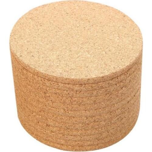 Classic Round Plain Cork Coasters Drink Wine Mats Cork Mats Drink Wine Mat ideas for wedding and party gift LX1900