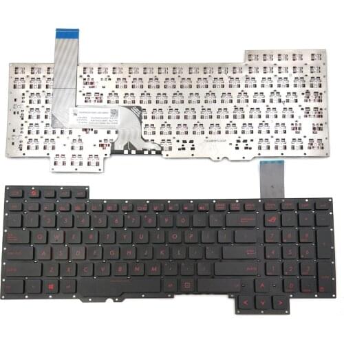 New Laptop Keyboard for Asus G751JL-DS71 G751JM-DH71 G751JT-DB73 G751JT-WH71 G751JY-DB73X without frame without backlit