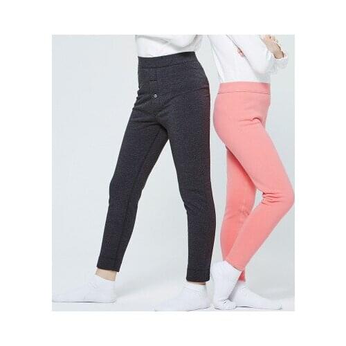 3-12Y New Arrival Autumn Winter Childrens Cotton Trousers Big Kids Boys Girl Fleece Keep Warm Pants Baby Bottom Cashmere Pants