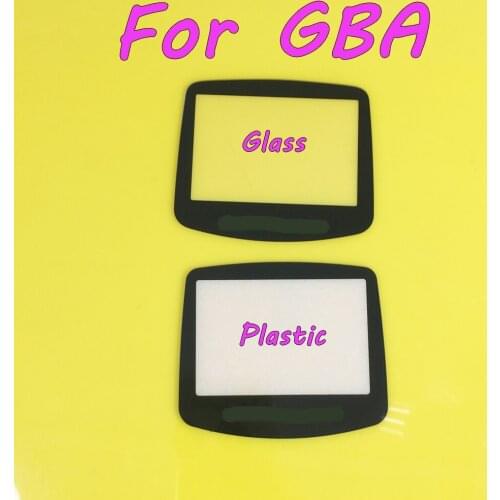 JCD 10pcs Plastic Glass Lens for GBA Screen Lens Protector Cover for Gameboy Advance