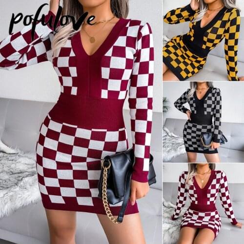 POFULOVE Fashionable Dresses In A Cage