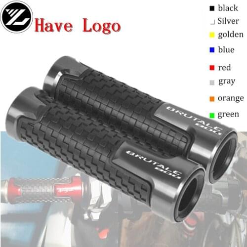 Handle 7/8"22mm Motorcycle handlebar grips & handle bar ends hand cap for MV AGUSTA Brutale 800 RR Brutale800 2013 2014 2015