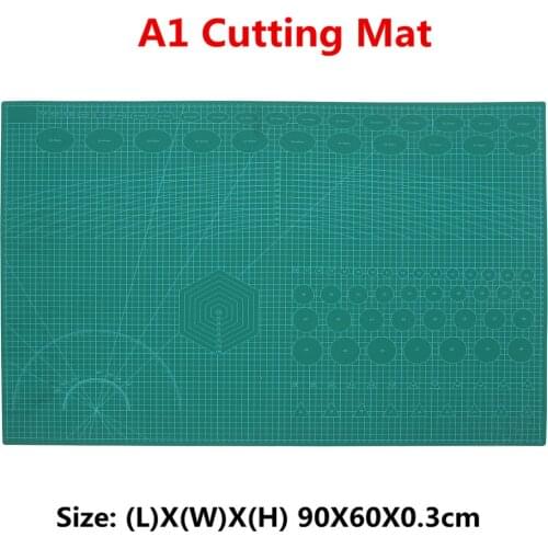 PVC A1 Self Healing Rotary Cutting Mat Craft Quilting Grid Lines Printed Board Green Patchwork Tools DIY Craft Cutting Mat Board