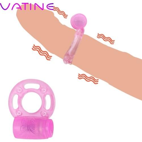 VATINE Delay Premature Ejaculation Lock Sex Toy Sex Vibrating Ring Adult Product Hot Selling