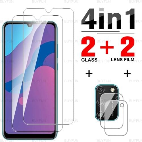 Screen Protector For Huawei Honor 9A 6.3 inch full cover tempered glass for honor honer honr 9 9c 9s 9lite 9x camera lens film