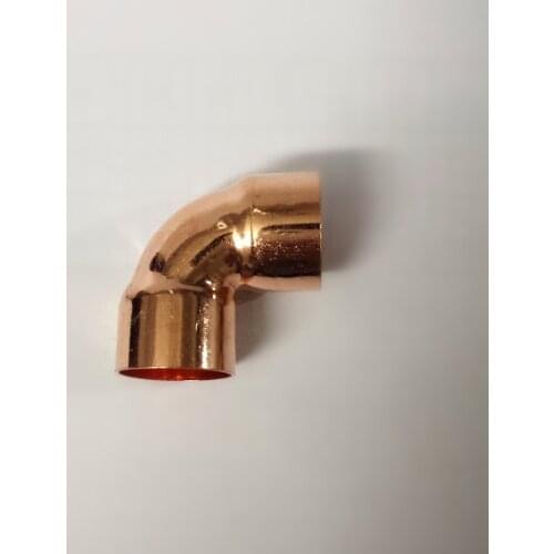 1/2 " 12.7mm 90 degree copper elbow brass fitting refrigeration parts air condition fittings pipe fitting