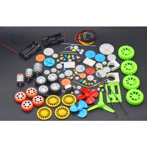 1 Package / Lot 112 pcs Plastic Gear Gearbox DIY Four-wheel Drive Motor Robot Car Ship Model Craft Replace Repair Tool Set