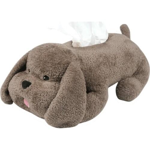 37*21*13cm YURI!!! ON ICE YOI Victor Puppy Poodle Papa Dog Plush Tissue Paper Box Cos