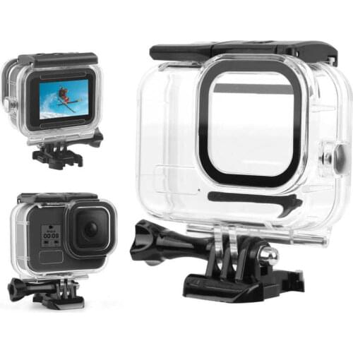 60M Waterproof Camera Diving Case Cover Protective Housing Cover Shell for Gopro Hero8 Camera Diving Case