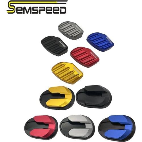 Sidestand Pads For Yamaha Aerox155 NVX 155 125 150 2015-2019 2020 Motorcycle CNC Side Kickstand Stand Extension Plate Support
