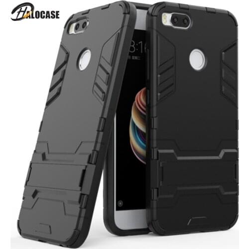 For Xiaomi Mi A1 / 5X case Hybrid Armor ShockProof TPU +PC Phone Stand Silicone Back Cover For Mi A2 / 6X Protective Skin Coque