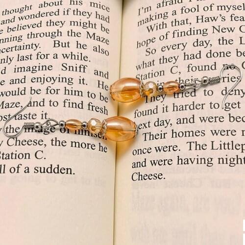 Long Tassel Drop Earrings Brown Color 2021 Fashion Hanging Women Glass Beads Earrings Summer Jewelry Girls Party Gift Handmade