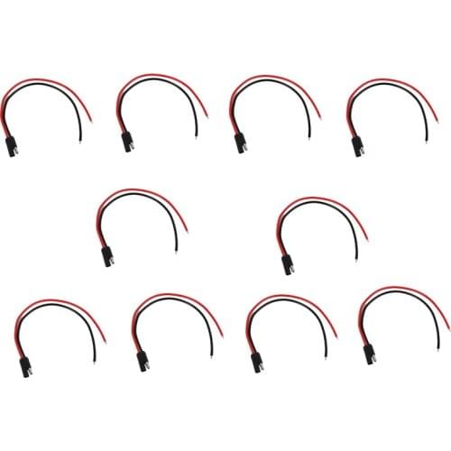 10pcs DC Power Supply Cable Cord For Motorola CDM1250 GM300 GM3188 A228 CDM750 Maxtrac 300 CM200 PM400 GM3688 CM300 Mobile Radio