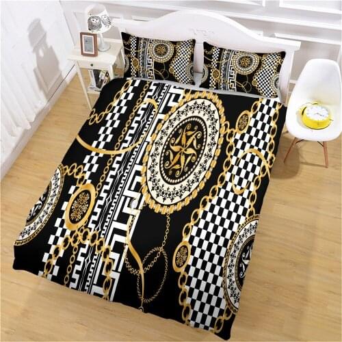 Bohemian Jewelry Modern Duvet Cover Set King Queen Double Full Twin Single Size Bed Linen Set
