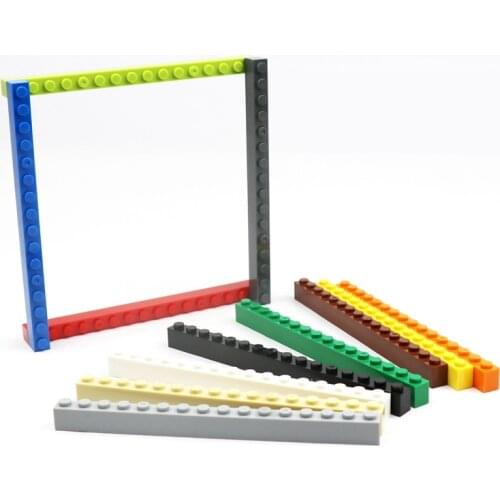 Building Blocks Creator MOC Parts Brick 1x16 DIY Educational Creative Gifts Toys for Children Kids 10 Pieces
