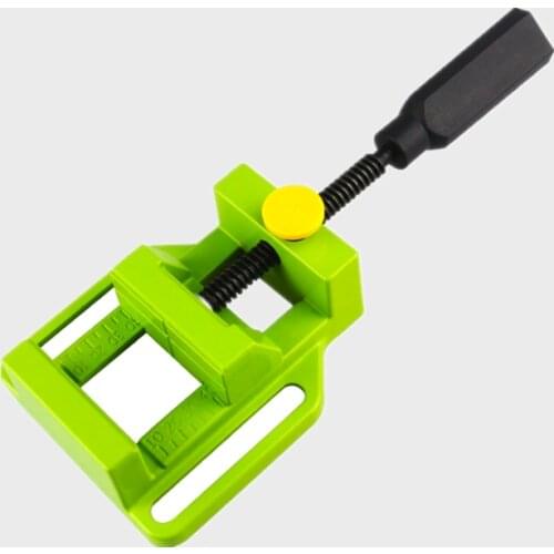 2.5 Inch Bench Flat Vise Tong Multifunction Aluminum Drill Press Vise Table For Milling Engraving Woodworking Power Tools