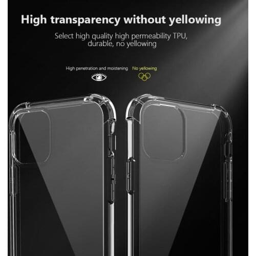 Suitable for iPhone 12Pro Max Mobile Phone Case Four Corner Air Bag Anti Drop Protective Cover 11xs