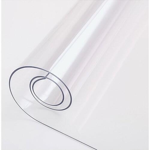 1.0 transparent frosted pvc soft glass tablecloth waterproof and oil-proof coffee table pad crystal soft board coffe table