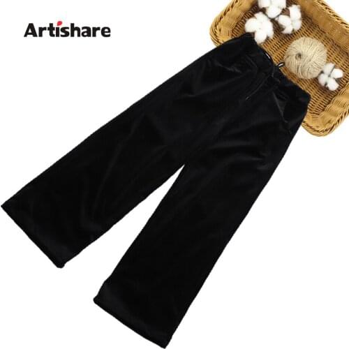 Girl Pants Solid Color Childrens Pants For Girls Thick Warm Children Pants Spring Autumn Girls Clothes 6 8 10 12 14