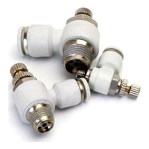 SL Pneumatic Connector Throttle Valve Speed Control Valve SL4 SL6 SL8 SL10 SL12-M5 01 02 03 04