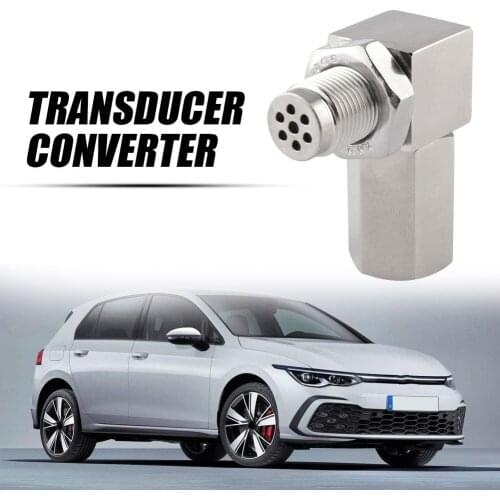 90 Degree Car CEL Fix Check Engine Light Eliminator OXygen O2 Sensor Protective Shell Plug Adapter with Mini Catalyst M18 x 1.5