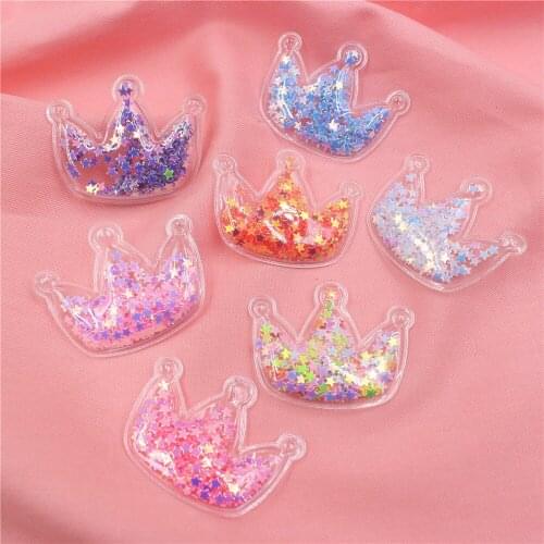 5pcs 3.2*4cm Crown Jewelry headwear accessories hairpin hairpin hairline bow DIY handmade Decorative baking flag,S-19111814