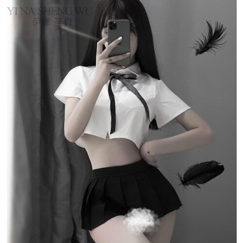 Sexy Costume JK Woman Japan/Korean Costume Uniform Lingerie Dirndl Sexy Cute Costumes Cosplay Clothing Sets Female Skirts Outfit