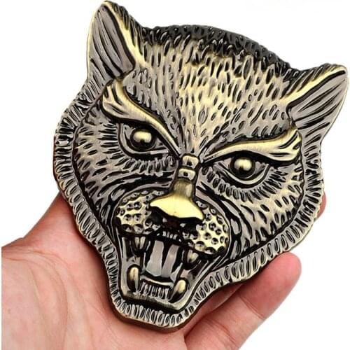 1 Pcs 3D Metal Car Stickers Leopard Logo Hood Emblem Rear Trunk Auto Side Badge Decal For BMW Benz Ford Vw Audi Toyota