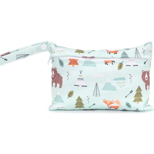 1 Wet Bag Reusable Washable for Snack Fruit Sandwich 5.9 x 8.8inches