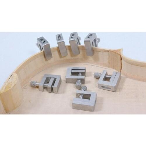 5pcs Violin Making Tools Fix Repair Violin Cracks Set up Violin Side Wood Clamp