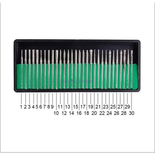 50set 30Pcs/Set Nail Drills Bits Kit Professional Electric Manicure Pedicure Machine Pen Set Accessories Nail Art Machine Tools