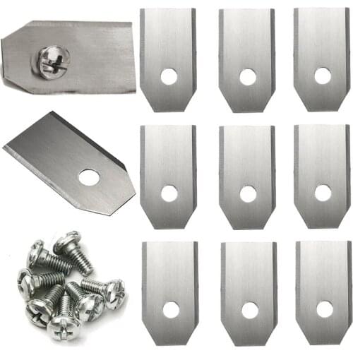 9PCS Stainless Steel 0.6MM Thick Lawn Cutter Blades For Automower Garden Lawn Mower Tools Part