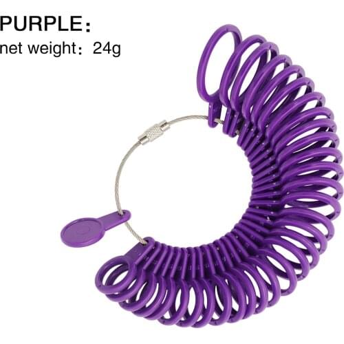 British/Uk Ring Measuring Rings A-Z6 Numbering Plastic Measuring Sticks Ring Sizing Tool Indo Set