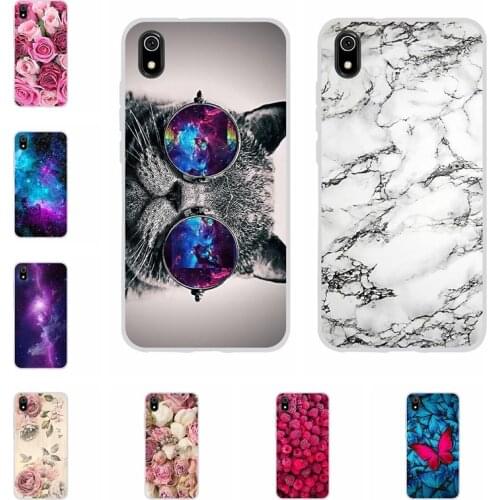 Redmi 7A Soft Silicone Phone Case For Xiaomi Redmi 7 a 7A Case On For Xiomi Redmi 7A Cover Cute TPU Back Cover For Redmi7A Coque
