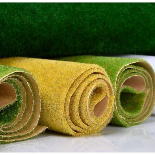 50x100cm 1 pcs Landscape Grass Mat for Model Train Not Adhesive Paper Scenery Layout Lawn Diorama Accessories