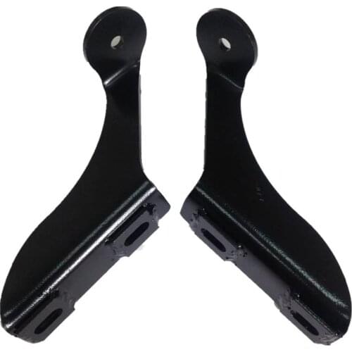 A-Pillar Mounting Brackets Steel for Front Hood Cornor LED Work Lights Fit For Ford F150 Raptor (1 Pair)