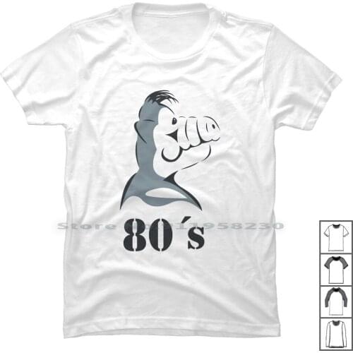 Los 80′s T Shirt 100% Cotton Cartoon Gamers Movie Gamer Game Ny Me Funny Movie