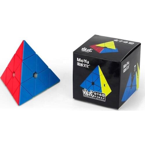 Moyu Meilong Pyramid cube 3M 3x3x3 Magic cube Magnetic Professional speed cube Competition Cube game cubo magico puzzle toys
