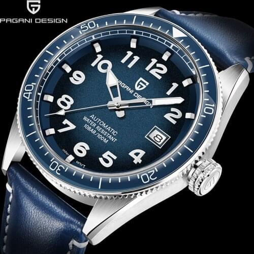 2021 New Pagani Design Top Brand Automatic Waterproof Watch Men Stainless Steel Mechanical Watch Luxury Watch Relogio Masculino