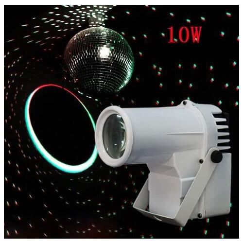 New Pinspot 10W Spotlight bright white Beam Spot Stage Beam Lighting Lamp LED Spot Light Discotic Beam DJ Stage Party Show Light