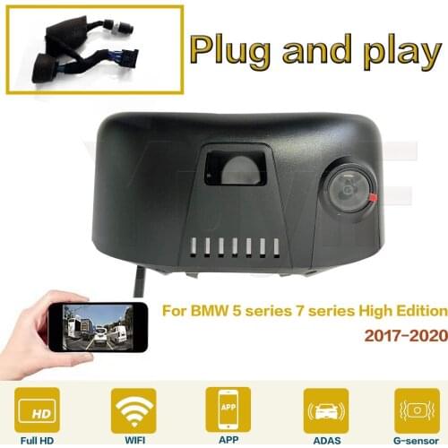 New Plug And Play High Quality Car DVR Wifi Video Recorder Dash Cam Camera For BMW 5 7 Series Top Edition 2017 2018 2019 2020