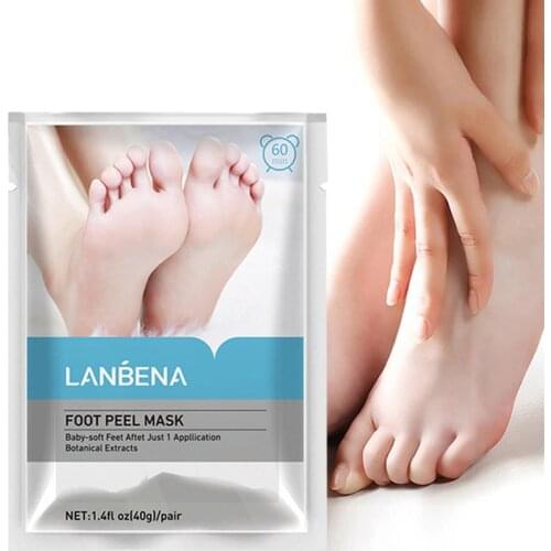 Foot Peel Mask Exfoliating Moisturizing Repairing Whitening And Even Skin Tone Plant Essence Foot Care And Skin Care 40g/Pair