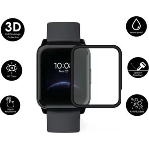1/2/3PC 3D Film Easy-To-Install Anti-Dirty Anti-Peep Surface Full-Covering Protective Film Membrane Suitable For Realme watch 2