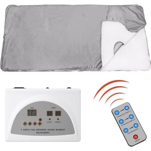 Far-infrared Sauna Blanket Hand-reachable Design Digital Thermal Sauna Blankets Body Shaper, Used For Weight Loss and Fitness